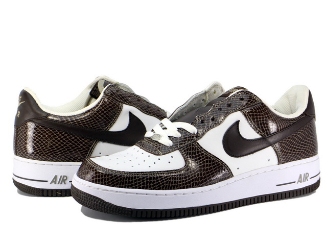 Nike Air Force 1 Low Snakeskin Baroque Brown Men's - 309096-121 - US