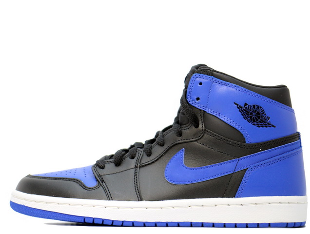 NIKE ナイキ 2001年製 AIR JORDAN 1 RETRO HIGH ROYAL 136066-041 エアジョーダン1 レトロ ロイヤル ハイカットスニーカー シューズ ブラック/ブルー US9/27cm