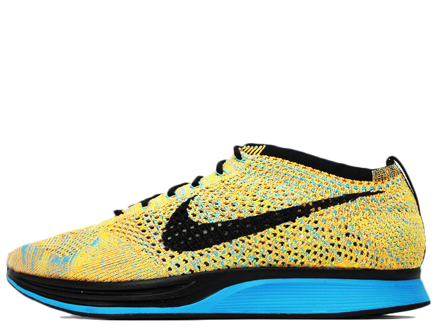 ナイキ　NIKE FLYKNIT RACER yellow