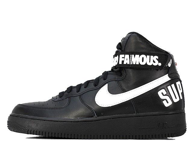 supreme × NIKE AIR FORCE 1 HIGH SP 白黒