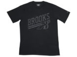 BROOKS T-SHIRTS BROOKS T-SHIRTS BLK/GRY