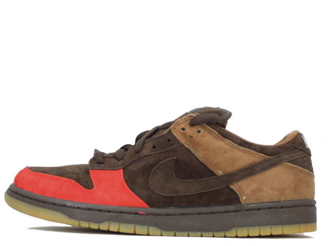 NIKE DUNK LOW PRO SB BISON つま赤-