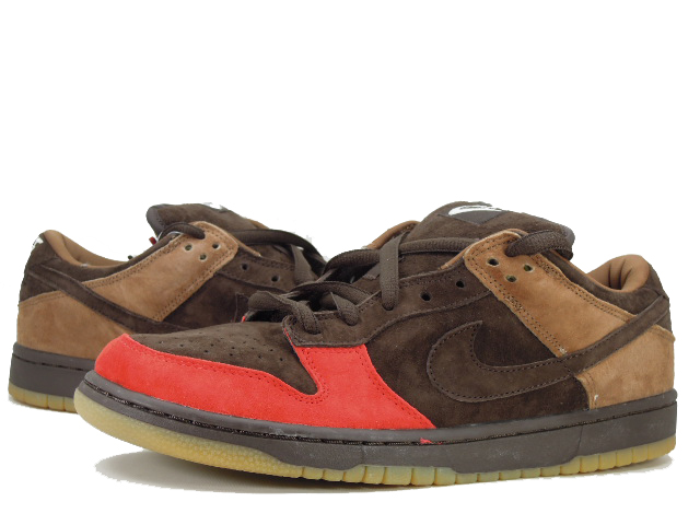 NIKE ナイキ DUNK LOW PRO SB BISON ダンクロープロエスビーバイソン ローカットスニーカー ブラウン/レッド US10/28cm 304292-226