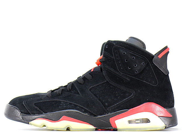 NIKE ナイキ AIR JORDAN 6 RETRO INFRA RED 384664-060 エアジョーダン6レトロインフラレッドハイカットスニーカー シューズ ブラック