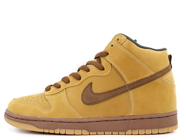 NIKE ナイキ DUNK HIGH PRO SB WHEAT 305050-221 2002年製 ダンク ハイ プロ SB デッドストック メープル バイソンウィート スニーカー シューズ 靴 シンプル カジュアル ブランド サイズ：27cm US9【メンズ】【R044】