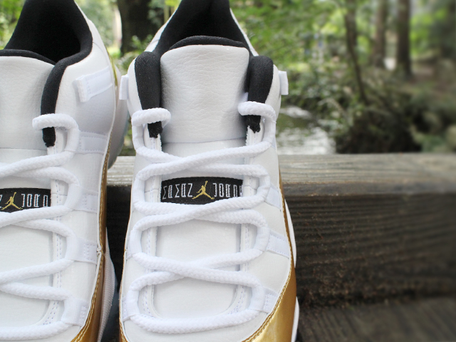 AIR JORDAN 11 RETRO LOW “WHITE/METALLIC GOLD COIN-BLACK”01