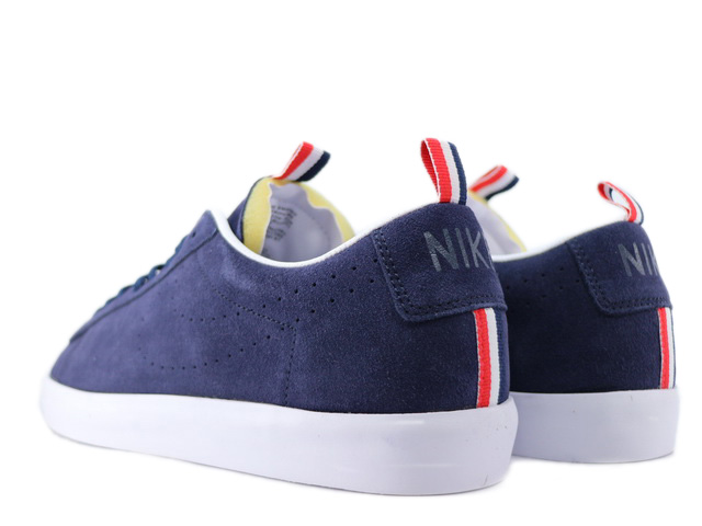 【ナイキ】NIKE BLAZER LOW PRM QS ネイビー【kne971】 BLAZER LOW PRM QS - スニーカーショップSKIT