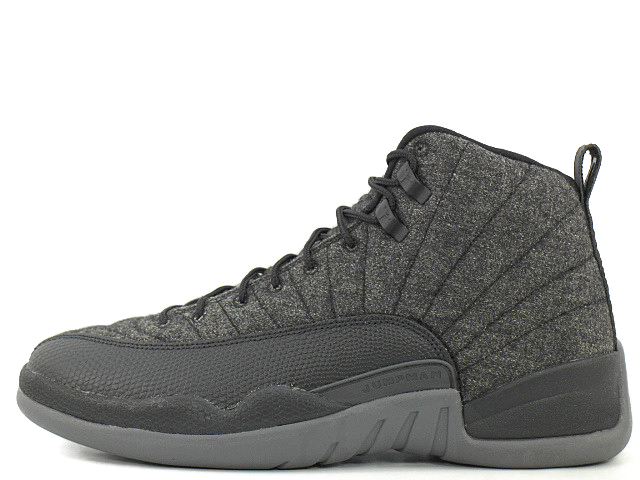 jordan 12 black wool