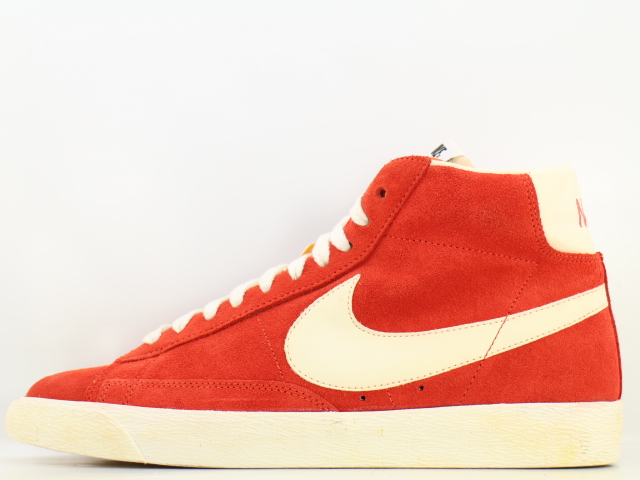 nike blazer hi suede vintage red