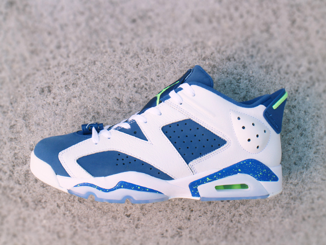 NIKE AIR JORDAN 6 RETRO LOW “WHITE/GHOST GREEN-INSIGNIA BLUE”01