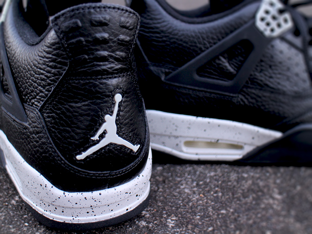 NIKE AIR JORDAN 4 RETRO LS “OREO/BLACK/TECH GREY-BLACK”01