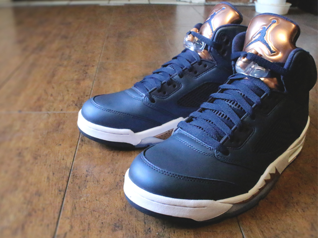 NIKE AIR JORDAN 5 RETRO “OBSIDIAN/WHITE-MTLC RED BRONZE-BRIGHT”01