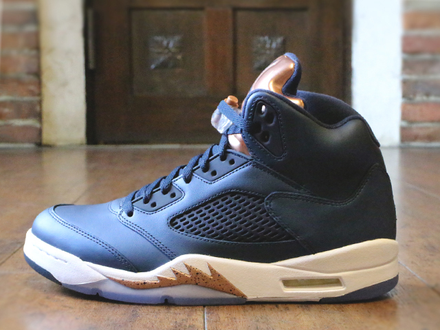 NIKE AIR JORDAN 5 RETRO “OBSIDIAN/WHITE-MTLC RED BRONZE-BRIGHT”01