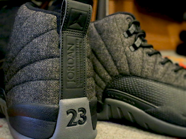 NIKE AIR JORDAN 12 RETRO WOOL “DARK GREY/METALLIC SILVER-BLACK”01