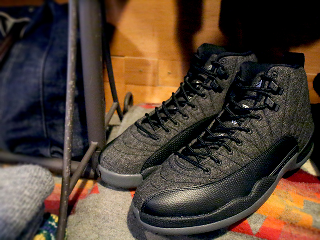 NIKE AIR JORDAN 12 RETRO WOOL “DARK GREY/METALLIC SILVER-BLACK”01