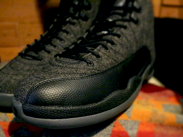 NIKE AIR JORDAN 12 RETRO WOOL “DARK GREY/METALLIC SILVER-BLACK”01