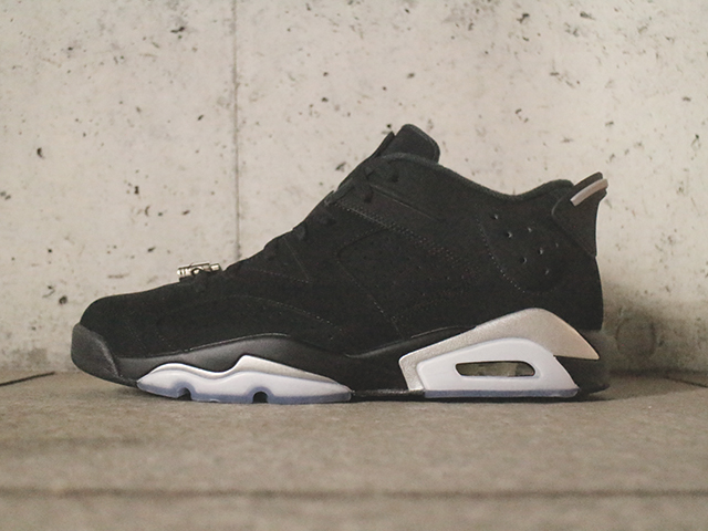 NIKE AIR JORDAN 6 RETRO LOW “BLACK/METALLIC SILVER-WHITE”01