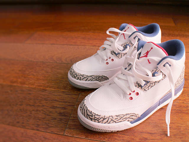 NIKE AIR JORDAN 3 RETRO OG BG “WHITE/FIRE RED-TRUE BLUE”01