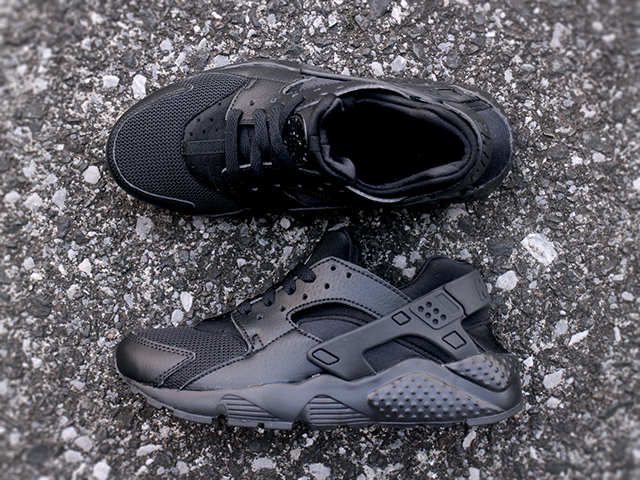 NIKE HUARACHE RUN (GS) “BLACK”01
