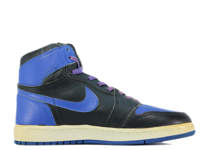 (S)Air Jordan 1 オリジナル！黒x青 ロイヤル85年 3/1発売｜Nike Air Jordan 1 Low '85 