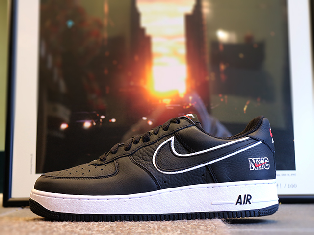 NIKE AIR FORCE 1 LOW RETRO “NYC/BLACK/BLACK-WHITE-VARSITY RED”01