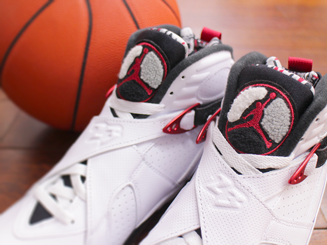 NIKE AIR JORDAN 8 RETEO “ALTERNATE93/WHITE/GYM RED-BLACK-WOLF GREY”01