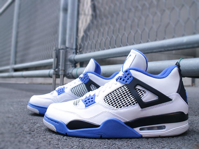 NIKE AIR JORDAN 4 RETRO “WHITE/GAME ROYAL-BLACK”01