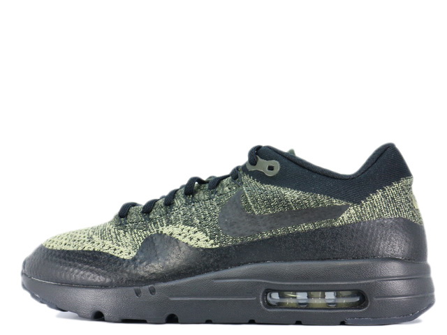 Nike air max 1 flyknit black sale
