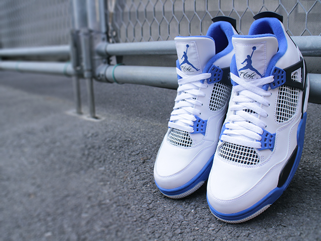 NIKE AIR JORDAN 4 RETRO “WHITE/GAME ROYAL-BLACK”01