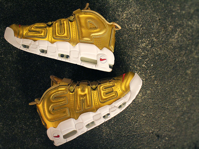 AIR MORE UPTEMPO “SUPREME”METALLIC GOLD01