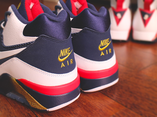 NIKE AIR FORCE 180 “OLYMPIC WHITE/WHITE MID NAVY MTLLC GOLD”01