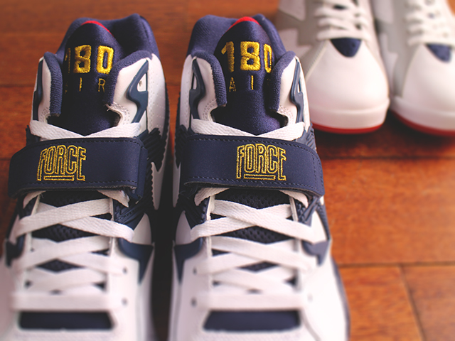 NIKE AIR FORCE 180 “OLYMPIC WHITE/WHITE MID NAVY MTLLC GOLD”01