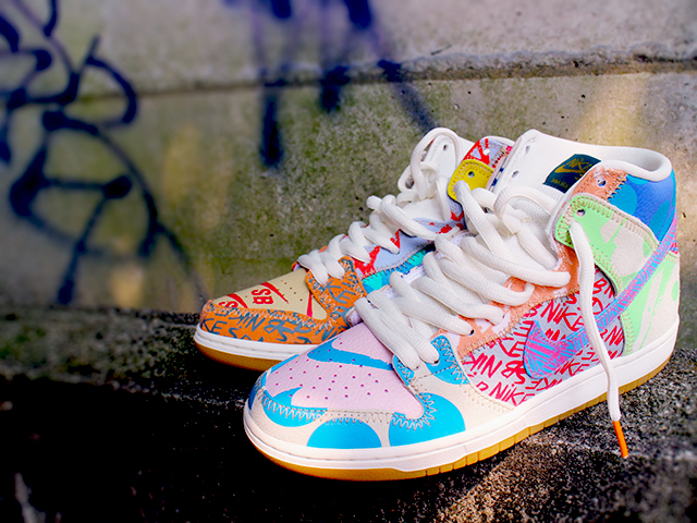 NIKE SB ZOOM DUNK HIGH PREM “THOMAS CAMPBELL/ICED JADE/CIRCUIT ORANGE-SAIL”01