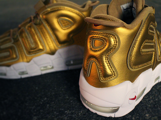 AIR MORE UPTEMPO “SUPREME”METALLIC GOLD01