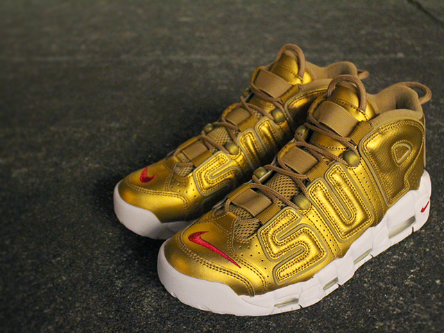 AIR MORE UPTEMPO “SUPREME”METALLIC GOLD01