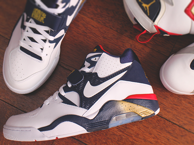 NIKE AIR FORCE 180 “OLYMPIC WHITE/WHITE MID NAVY MTLLC GOLD”01
