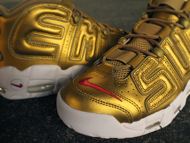 AIR MORE UPTEMPO “SUPREME”METALLIC GOLD01