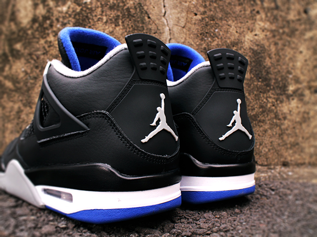 NIKE AIR JORDAN 4 RETRO “ALTERNATE MOTORSPORTS/BLACK/GAME-ROYAL-MATTE”01