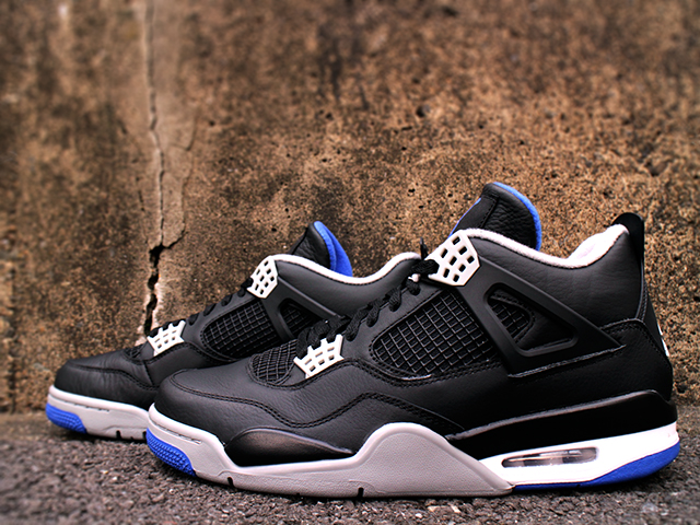 NIKE AIR JORDAN 4 RETRO “ALTERNATE MOTORSPORTS/BLACK/GAME-ROYAL-MATTE”01