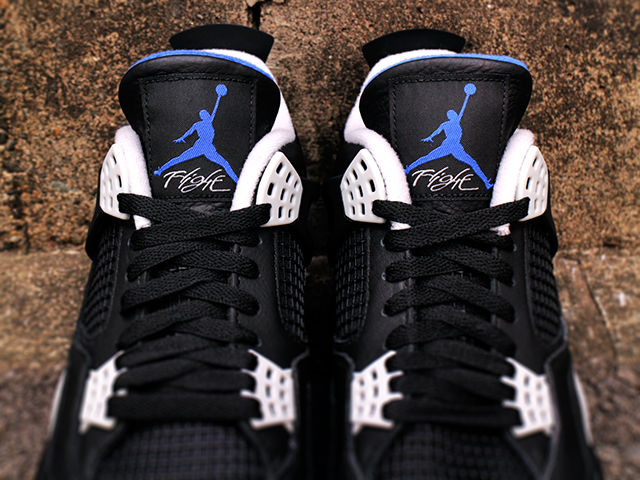 NIKE AIR JORDAN 4 RETRO “ALTERNATE MOTORSPORTS/BLACK/GAME-ROYAL-MATTE”01