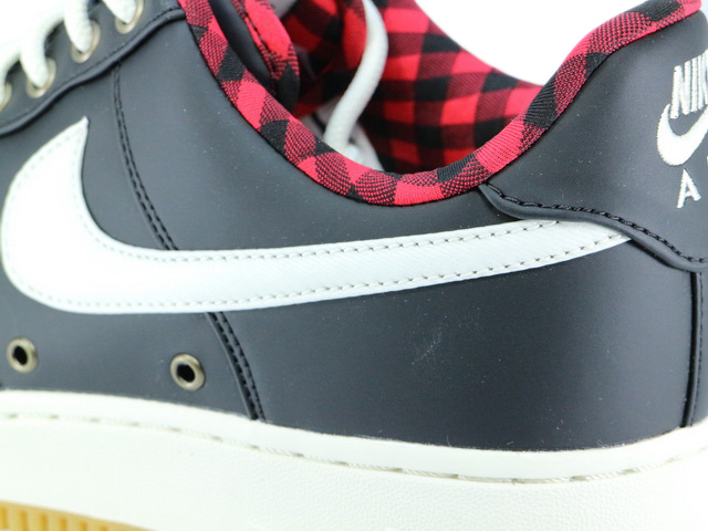 Air force 1 '07 lv8 black/ sail-action red on sale