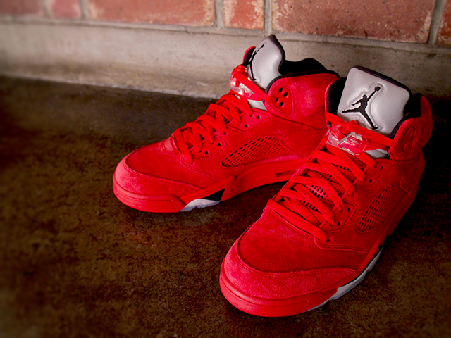 NIKE AIR JORDAN 5 RETRO “UNIVERSITY RED/BLACK”01