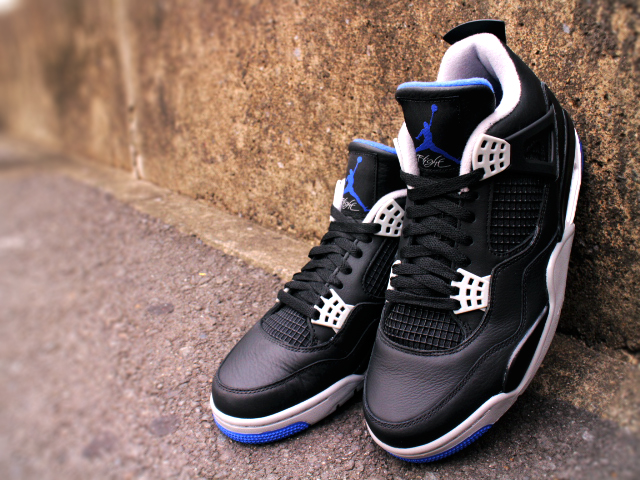 NIKE AIR JORDAN 4 RETRO “ALTERNATE MOTORSPORTS/BLACK/GAME-ROYAL-MATTE”01
