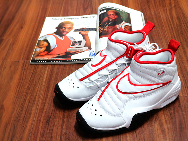 NIKE AIR SHAKE NDESTRUKT”WHITE-RED-BLACK”01