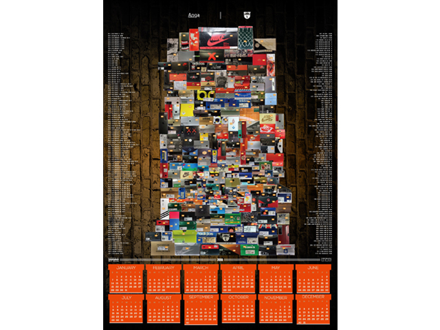 Skit x Anga “History in shoebox” -212 of boxes- 2018 Poster Calendar01