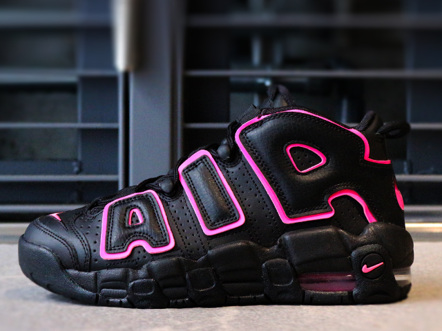 AIR MORE UPTEMPO (GS)”BLACK/PINK”01