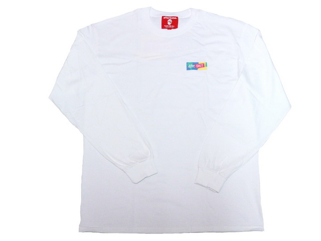 afterbase × SKIT L/S T-SHIRT afterbase-skit-longtee-wht