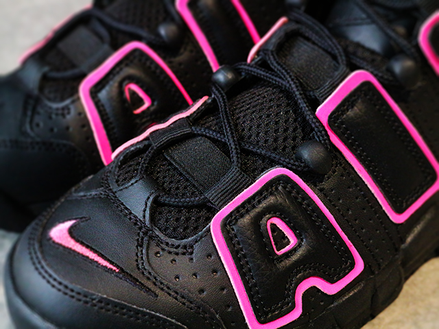 AIR MORE UPTEMPO (GS)”BLACK/PINK”01