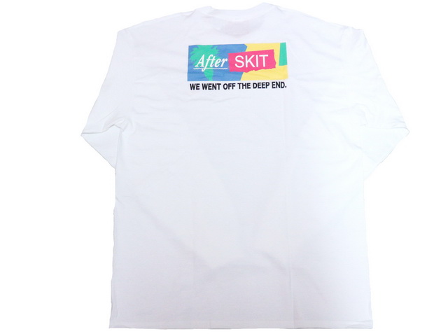 afterbase × SKIT L/S T-SHIRT afterbase-skit-longtee-wht - 2