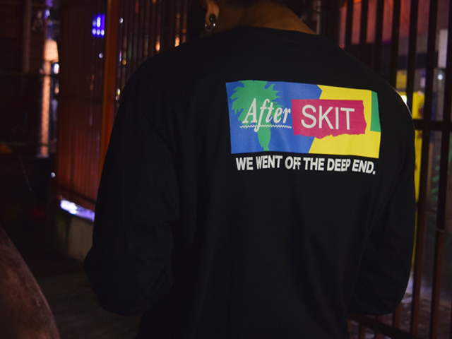afterbase × SKIT コラボレーション第2弾 L/S T-SHIRT”after skit”01